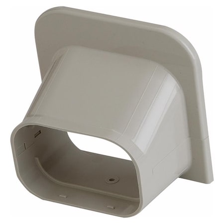 Slimduct Slimduct Line Set Covers 5.38 in. W X 5.38 in. H Ivory 86134